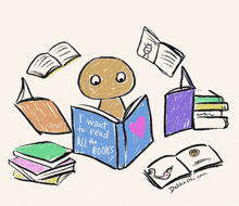 Bibliophile I Want To Read All The Books GIF