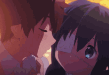 Anime Kiss GIF - Anime Kiss Chuunibyou GIFs