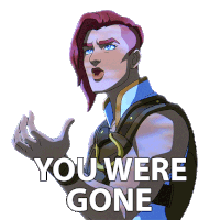 You Were Gone Teela Sticker - You Were Gone Teela Masters Of The Universe Revelation Stickers