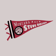Montana Votes Early For Steve Bullock Pennant GIF - Montana Votes Early For Steve Bullock Pennant Steve Bullock GIFs