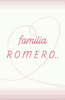 familia heart familia romero