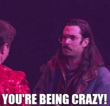 Joey Richter Youre Crazy GIF - Joey Richter Youre Crazy Youre Being Crazy GIFs