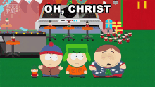 Oh Christ Eric Cartman GIF - Oh Christ Eric Cartman Kyle Broflovski GIFs