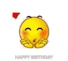 Happy Birthday Emoji Kiss GIF - Happy Birthday Emoji Kiss Kiss GIFs