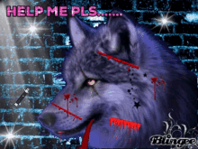 Injured Bleeding Out Wolf GIF - Injured Bleeding Out Wolf Help Me Please GIFs
