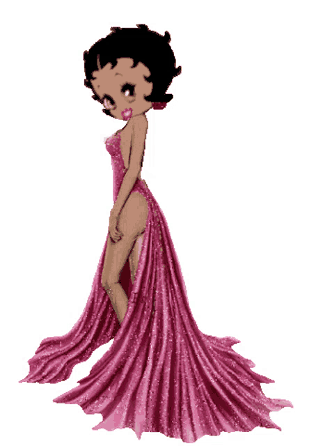 Betty Boop in Gown