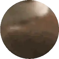 a pixelated image of a sphere with a white background