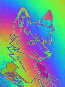 Furry Rainbow GIF