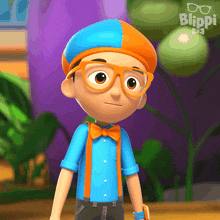 Head Shake Blippi GIF - Head Shake Blippi Blippi Wonders Educational Cartoons For Kids GIFs