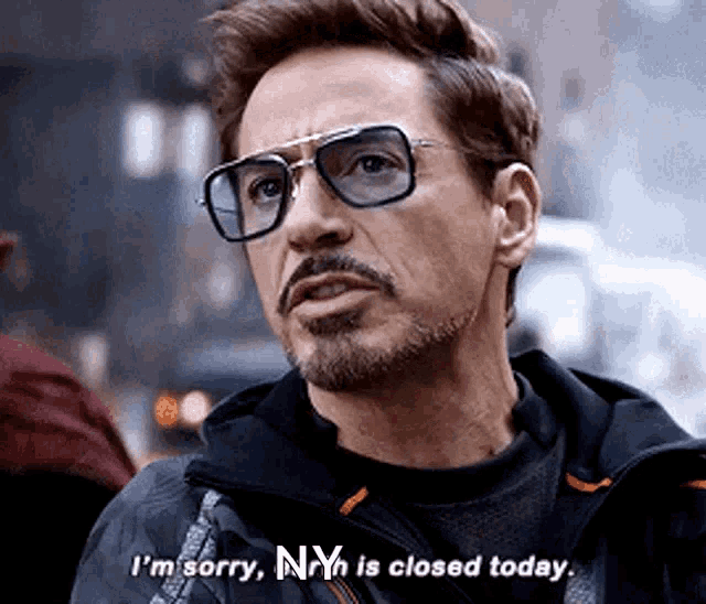 Im Sorry Earth Is Closed Today GIF Im Sorry Earth Is Closed Today Iron Man Discover Share GIFs