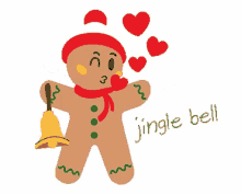 gingerbread jingle bells gingerbread man dancing christmas music
