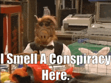 Alf Conspiracy GIF - Alf Conspiracy I Smell A Conspiracy Here GIFs