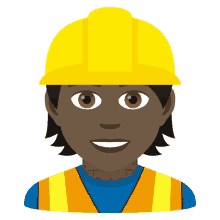 construction joypixels worker builder man
