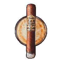 Coffee Cigar Sticker - Coffee Cigar Stickers