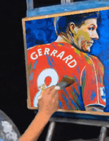 Steven Gerrard Painting GIF - Steven Gerrard Painting GIFs