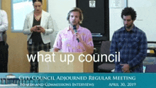 Chad And Jt What Up Council GIF - Chad And Jt What Up Council What Up GIFs