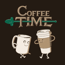 Coffee Time Fist Bump GIF