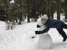 Yay Snowman GIF - Yay Snowman Jump GIFs