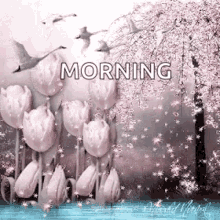 Good Morning Sparkles GIF - Good Morning Sparkles Flower GIFs