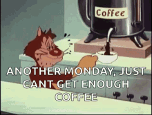 Coffee Another Monday GIF - Coffee Another Monday Monday Sickness GIFs