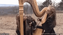 Harp Twins GIF - Harp Twins Camilleandkennerly GIFs