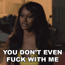 You Dont Even Fuck With Me Zola GIF - You Dont Even Fuck With Me Zola Zola Movie GIFs