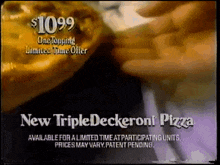 Pizza Hut Triple Deckeroni Pizza GIF - Pizza Hut Triple Deckeroni Pizza 90s GIFs