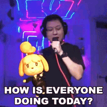 How Is Everyone Doing Today Dj GIF - How Is Everyone Doing Today Dj Stanley Li GIFs