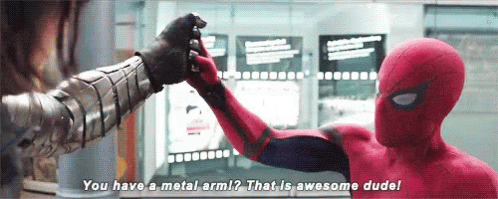 You Have A Metal Arm Winter Soldier GIF - You Have A Metal Arm Winter  Soldier Spiderman - Discover & Share GIFs