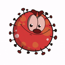 corona virus pandemic evil red