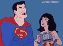 Superman Wonder Woman GIF - Superman Wonder Woman Superfriends GIFs