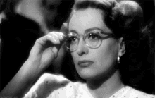 Joan Crawford Glasses GIF - Joan Crawford Glasses Take Off Glasses GIFs