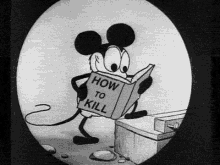Mickey Moue How To Kill GIF - Mickey Moue How To Kill Read GIFs