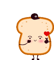Heart Hearty Sticker - Heart Hearty Hearty Bread Stickers