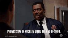 Phones Stay In Pockets Until The End Of Shift Eamonn Walker GIF - Phones Stay In Pockets Until The End Of Shift Eamonn Walker Wallace Boden GIFs
