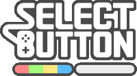 a logo for select button with a loading bar below it