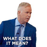 What Does It Mean Gerry Dee Sticker - What Does It Mean Gerry Dee Family Feud Canada Stickers