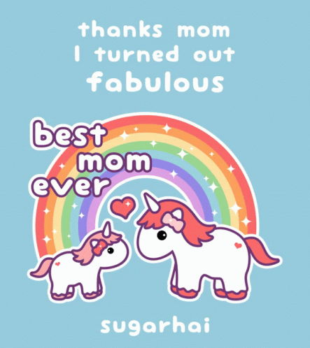 unicorn mom gif