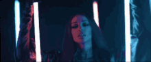 Eleni Foureira Neon Lights GIF - Eleni Foureira Neon Lights Sirens GIFs