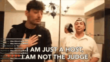 I Am Just A Host Im Not The Judge GIF