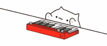 Bongo Cat Playing GIF - Bongo Cat Playing Piano GIFs