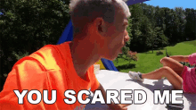 You Scared Me Stephen Sharer GIF - You Scared Me Stephen Sharer I Was Scared GIFs