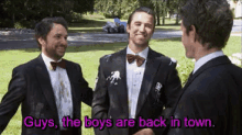 Boys Are Back Backintown GIF - Boys Are Back Backintown The Boys Are Back GIFs