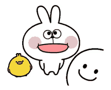 rabbit excited enemy cute