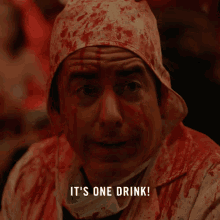 One Drink GIF - One Drink Drinking Its Oe Drink GIFs