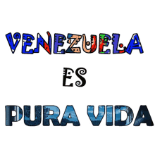 venezuela es pura vida text