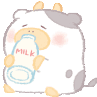 ดื่มนม Kobuta Chan Sticker