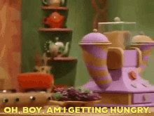 Barney The Dinosaur Oh Boy Am I Getting Hungry GIF - Barney The Dinosaur Oh Boy Am I Getting Hungry Food GIFs