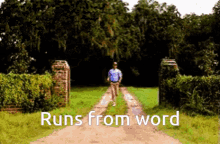 Forrest Gump Runs From Word GIF - Forrest Gump Runs From Word Running GIFs