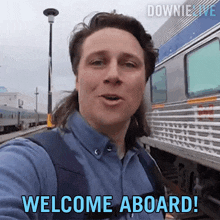 Welcome Aboard Michael Downie GIF - Welcome Aboard Michael Downie Downielive GIFs